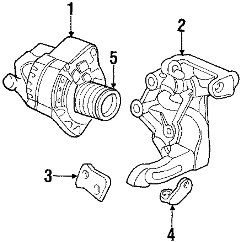 1995 Honda PRELUDE ALTERNATOR (RMD) CORE ID 9761219-587 100211-8770 - (06311P14A01RM) 1995 Honda PRELUDE ALTERNATOR (RMD) CORE ID 9761219-587 100211-8770 - (06311P14A01RM)