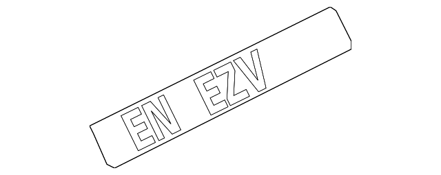 10426421 Деталь NAMEPLATE, RIGHT