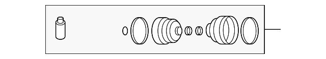 KK388-2253X Деталь BOOT KIT, RIGHT