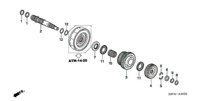WASHER A (53MM) (3.995) - 2007 Honda PILOT (90546RDK000) WASHER A (53MM) (3.995) - 2007 Honda PILOT (90546RDK000)