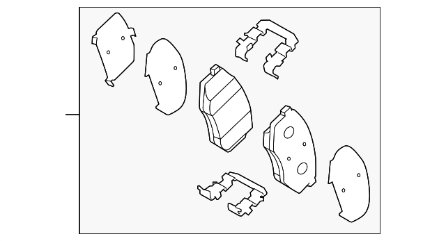 58101-3QA50 BRAKE PADS