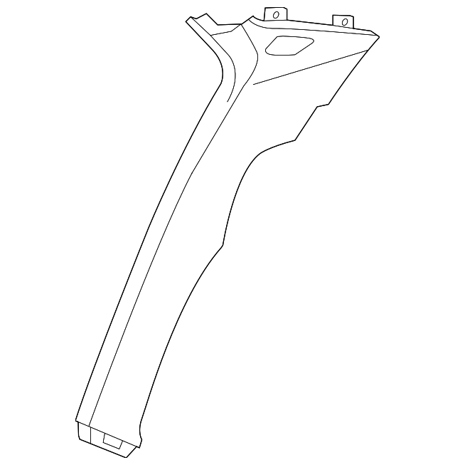 1KL74DX9AB Деталь LOWER QTR TRIM, RIGHT