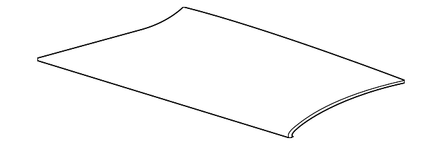 1KL32DX9AC Деталь UPPER QTR TRIM, RIGHT