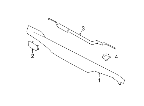 640i Gran Coupe INTERIOR TRIM - QUARTER PANELS