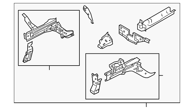 G5100-3LMMA Деталь LOWER RAIL ASSY, RIGHT
