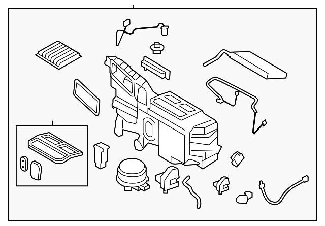 CT4Z-19B555-K Деталь EVAPORATOR ASSY