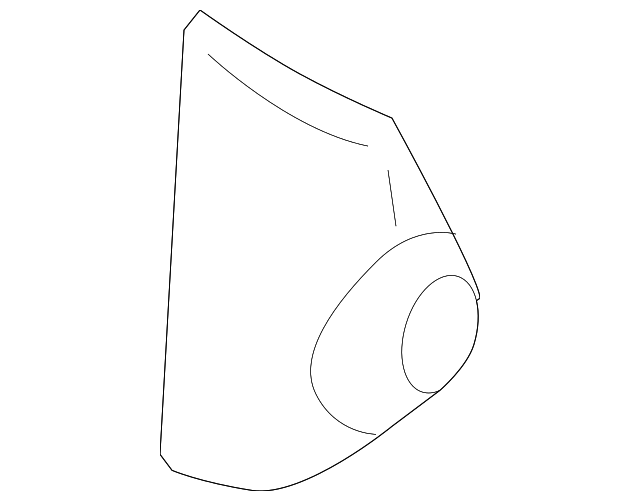 15264505 Деталь UPPER TRIM, RIGHT