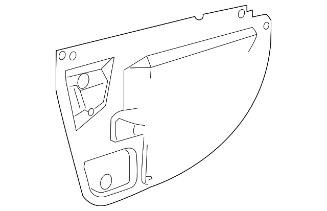 25893231 Деталь WATER DEFLECTOR, LEFT