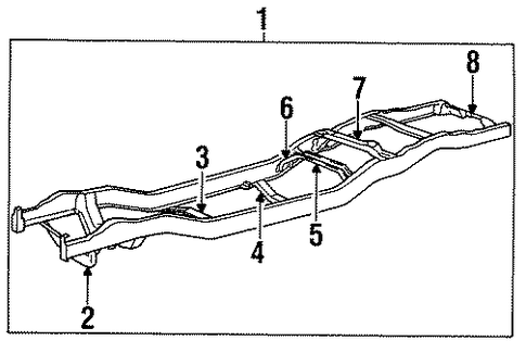 B2300 FRAME COMPONENTS