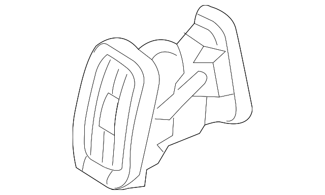 97480-1W000AK5 Деталь VENT GRILLE, LEFT