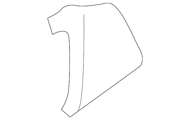 MR308342 KNEE BOLSTER BRACKET