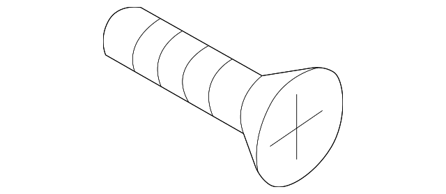 9986-10-516 HANDLE COVER SCREW, LEFT