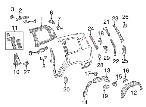 Land Cruiser INNER STRUCTURE