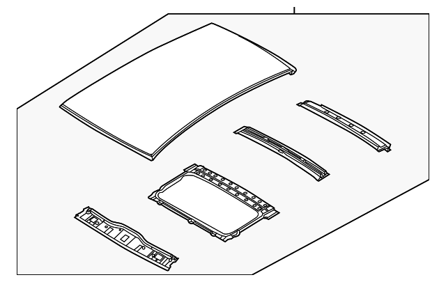 96533462 Деталь ROOF PANEL