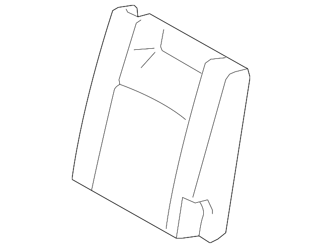 79034-35040-E1 Деталь SEAT BACK COVER, LEFT