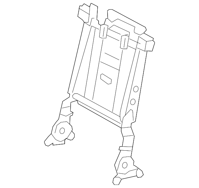 79304-35010 Деталь SEAT BACK FRAME, LEFT