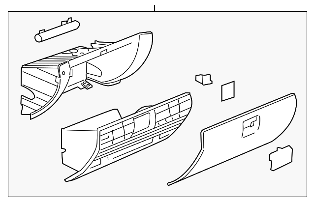 22818702 Деталь GLOVE BOX ASSY