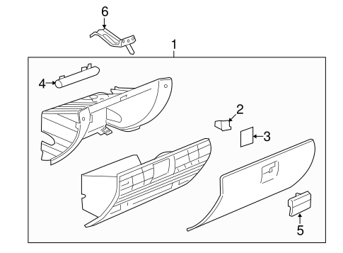Captiva Sport GLOVE BOX