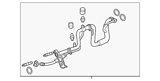 22878733 REAR AC TUBE