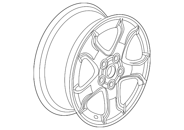 4321078J20 Деталь WHEEL, ALLOY