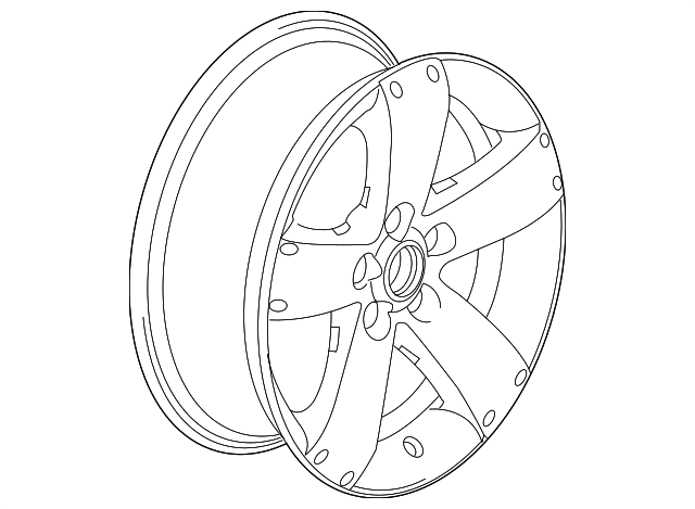 4321078J10 Деталь WHEEL, ALLOY