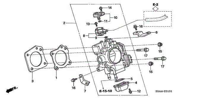 ENGINE/THROTTLE BODY ('05) for 2005 Honda CR-V #1