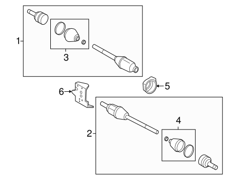 Escape DRIVE AXLES