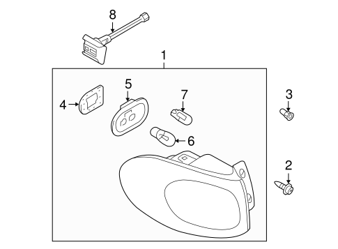 Tiguan BULBS - CHASSIS 3
