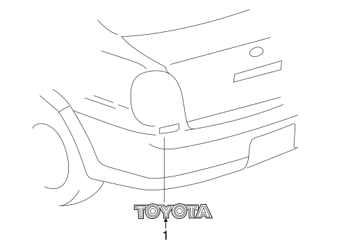 Echo EXTERIOR TRIM - REAR BODY