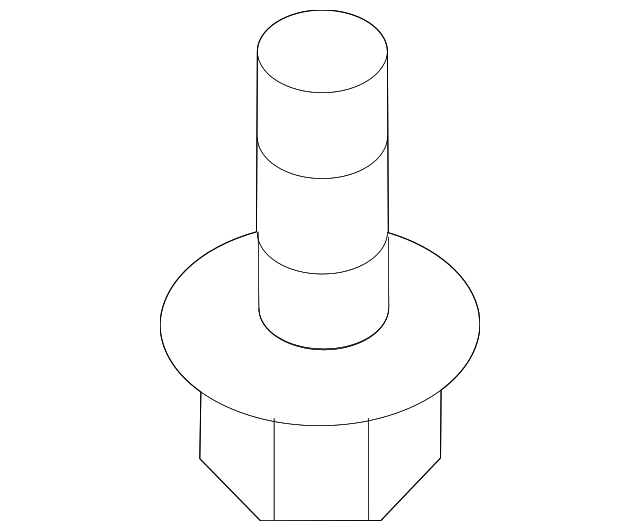 MF911230 Деталь CENTER SEAT BELT BOLT