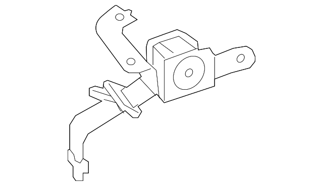 7000F166XA Деталь CENTER SEAT BELT