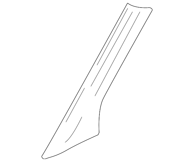 0K52Y-68120A64 Деталь WNDSHLD PLR TRIM, RIGHT