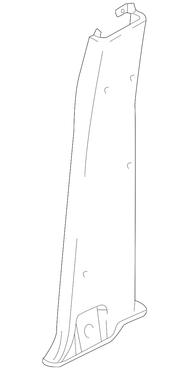 0K52Y-6813XB2C Деталь CENTER PLR TRIM, LEFT