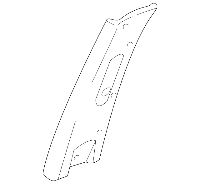 0K53B-68140C64 Деталь CENTER PLR TRIM, RIGHT