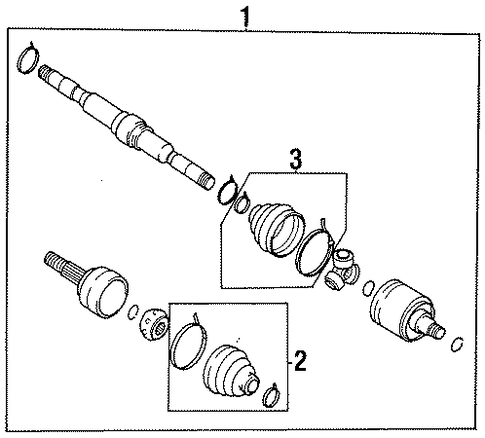 200SX DRIVE AXLES