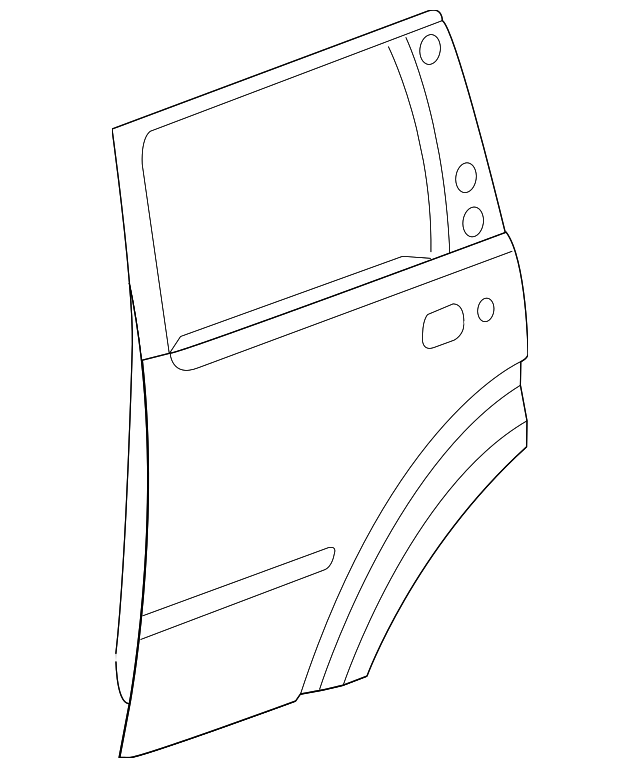 55396982AD Деталь DOOR SHELL, RIGHT