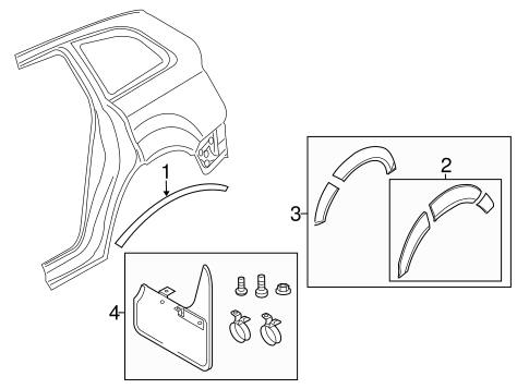 Q7 EXTERIOR TRIM - QUARTER PANEL