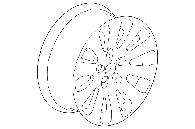 9011319 Деталь WHEEL, ALLOY