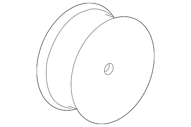 90870797 Деталь WHEEL, ALLOY