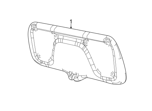 500 INTERIOR TRIM - TRUNK