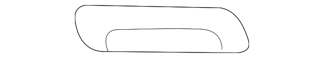61267-12230 Деталь DRIP CHANNEL, RIGHT