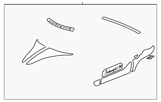 10412667 Деталь DECAL, RIGHT