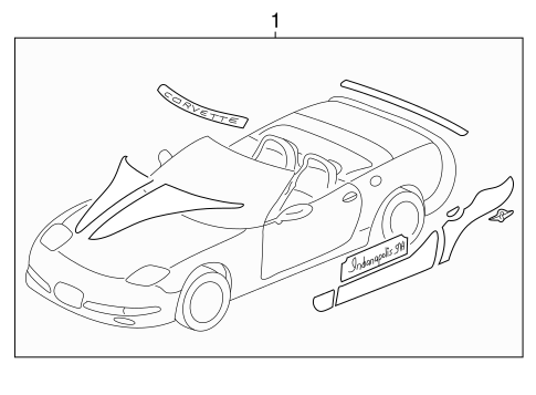 Corvette STRIPE TAPE & DECALS