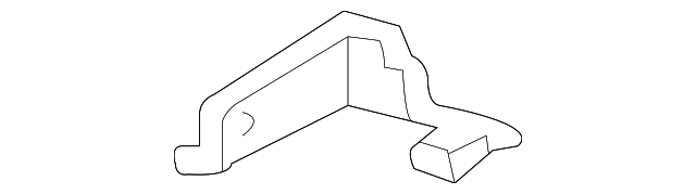 12548995 Деталь SUPPORT COVER, LEFT