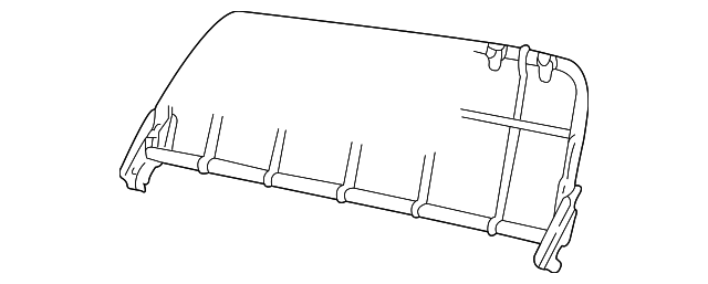 12389134 Деталь SEAT BACK FRAME