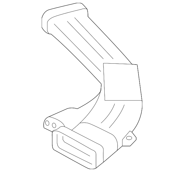 97390-B2000 Деталь DEFROSTER DUCT, RIGHT