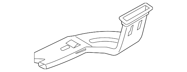 97360-B2000 Деталь SIDE DUCT, LEFT