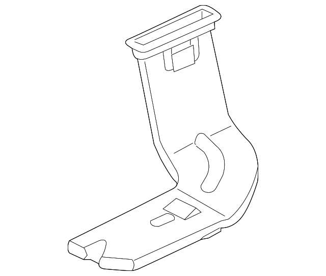 97370-B2000 Деталь SIDE DUCT, RIGHT