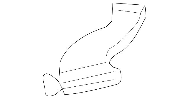97380-2K000 Деталь DEFROSTER DUCT, LEFT
