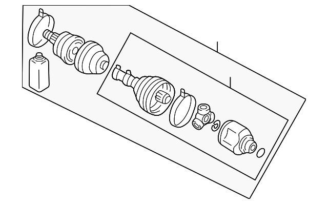 MR581358 Деталь AXLE ASSY